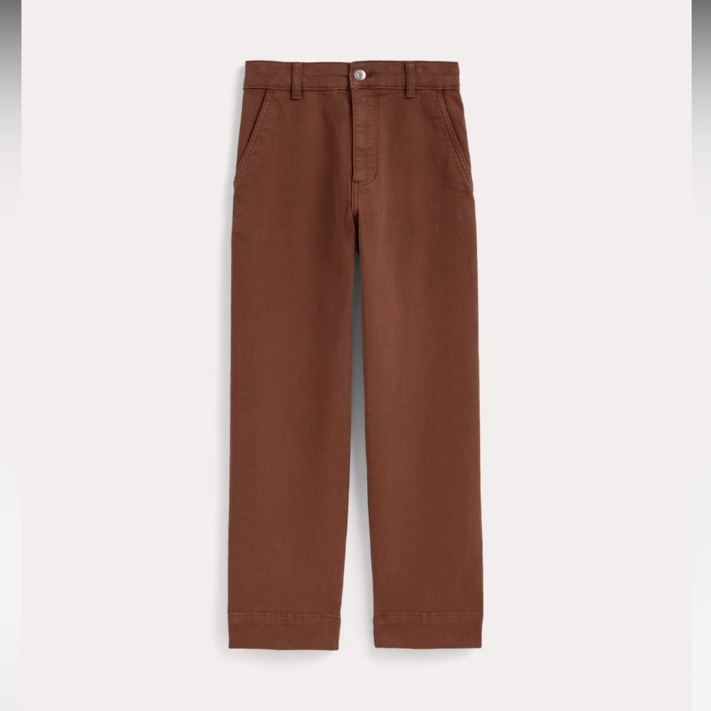 Everlane Utility Straight Leg Pants in Rosewood